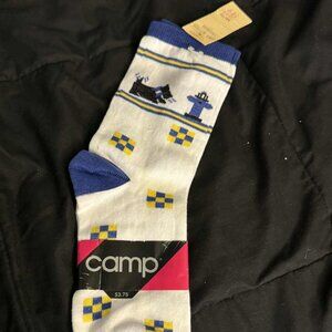 Camp Hosiery Vintage Women's Crew Socks - W/ Dog!